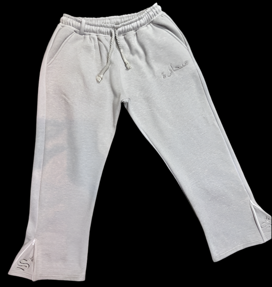 SAHARA GREY FLARED BOTTOMS